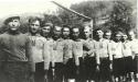 Historický záber na mužstvo v začiatkoch futbalu v Gajdli Historický záber na mužstvo v začiatkoch futbalu v Gajdli