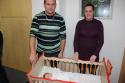 Záber na rodičov s dieťaťkom Záber na rodičov s dieťaťkom