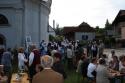 Záber z priebehu slávnosti spred kaplnky Záber z priebehu slávnosti spred kaplnky