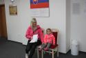 Záber z volebnej miestnosti Záber z volebnej miestnosti